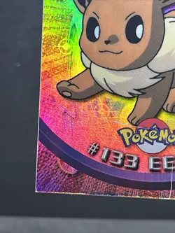 Eevee #133 Rainbow Foil 2000 Topps Pokemon Series 3 - Image 4