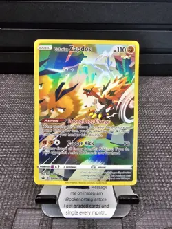 Pokemon TCG Galarian Zapdos SWSH Black Star Promos SWSH283 Holo Promo - Image 1
