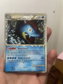 Pokemon Feraligatr Prime Holo: Heartgold Soulsilver Black Star Promos HGSS07 LP - Image 1