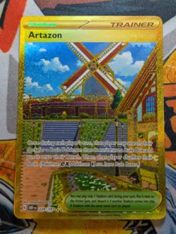 Pokemon Artazon Obsidian Flames OBF EN 229/197 Gold Hyper Rare Full Art - LP - Image 1