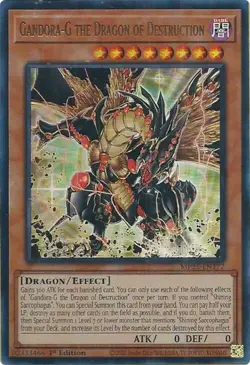 Yu-Gi-Oh! Gandora-G the Dragon of Destruction MP25-EN177 Ultra Rare - Image 1
