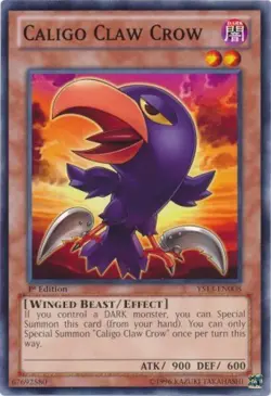 Caligo Claw Crow - YS13-EN008 - Common - 1st Edition - Lightly Played - Image 1