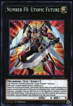 Yu-Gi-Oh! - Number F0: Utopic Future WSUP-EN026 Prismatic SR 1st Edition - Image 1