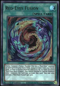 Yu-Gi-Oh! - Brothers Red-Eyes Fusion 2021 BROL-EN067 Ultra Rare 1st Edition - Image 1
