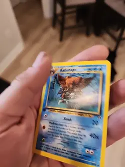 Kabutops Pokemon Card 90 HP Fossil Non Holo 1st edition Rare Water Type - Image 4