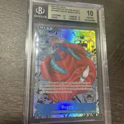 Buggy - Manga Art - BGS 10 PRISTINE - One Piece Card Game -OP09 English-Pop 45🔥 - Image 4