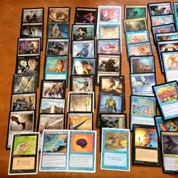 COMMANDER DECK 100 Mtg Cards - COLOR Hosers / Protection Blue Black Warping Evil - Image 3