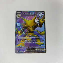 Pokemon Alakazam EX Full Art Holo Rare Card 188/165 Scarlet & Violet 151 NM - Image 1
