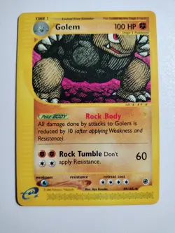 Pokemon TCG Golem Expedition Base Set, Regular Rare Card 49/165 LP+++ / NM - Image 1