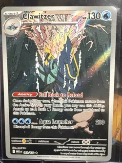 Clawitzer Mega Evolutions 141/132 Secret Rare Pokemon Card NM/M - Image 1
