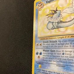 1999 Vaporeon 28/64 Jungle Rare Non Holo LP Pokemon Card - Image 4