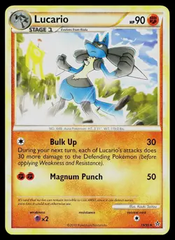 Pokemon Card - Lucario Unleashed 19/95 Rare - Image 1