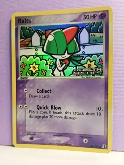 Ralts EX Delta Species 81/113 Reverse Holo Stamped Pokemon Card Nintendo 2005 - Image 3