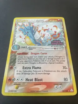 Kingdra Delta Species Pokemon Card 10/110 EX Holon Phantoms Rare - Image 2