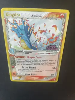 Kingdra Delta Species Pokemon Card 10/110 EX Holon Phantoms Rare - Image 5
