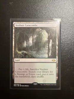 Verdant Catacombs Modern Horizons 2 Regular Card Near Mint Condition - Image 1