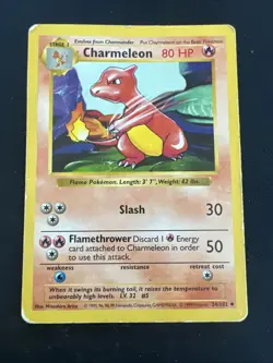 Base Set Vintage Shadowless Pokemon 9 Card Lot - Chameleon, Staryu & Bill - Image 2