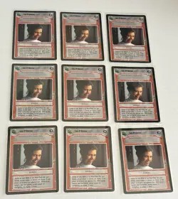 Leia Of Alderaan 1997 Star Wars CCG Decipher Cloud City Limited Rare 9 Card Lot - Image 1