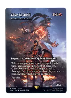 Clive Rosfield (Showcase) M 0059 Regular Final Fantasy MTG Card NM - Image 1