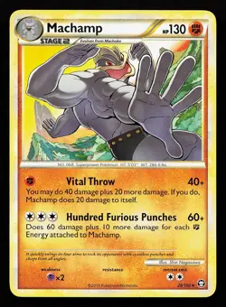 Machamp 26/102 Rare Triumphant Pokemon Card - Image 1