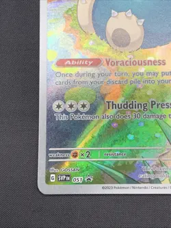 Pokemon TCG Snorlax Promo Holo Card 151 Scarlet and Violet 051 - Image 4