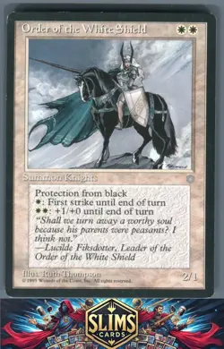 Magic the Gathering MTG Ice Age Order of the White Shield #270 Buy 2 Get 1 - Image 1