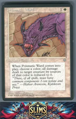 Magic the Gathering MTG Ice Age Prismatic Ward # Buy 2 Get 1 - Image 1