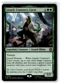 2025 Marvel's Spider-Man Lizard, Connors's Curse Expansion/Rare #106 - Image 1