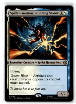 2025 Marvel's Spider-Man Spider-Woman, Stunning Savior Expansion/Rare #152 - Image 1