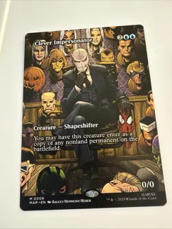Clever Impersonator (Borderless) 0008 - Marvel's Spider-Man MTG - Image 1