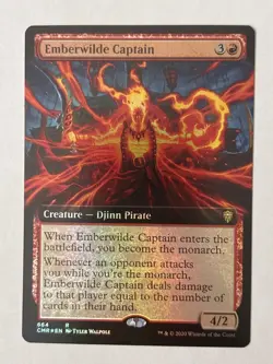 Emberwilde Captain - Extended Art FOIL - Commander Legends - MTG LP - Image 1