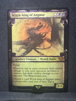 Witch-King Of Angmar - MTG LTR M 0565 Scroll Foil LOTR NM - Image 1