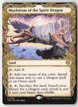 MTG - Maelstrom of the Spirit Dragon (Showcase) R Tarkir: Dragonstorm 326 LP-NM - Image 1