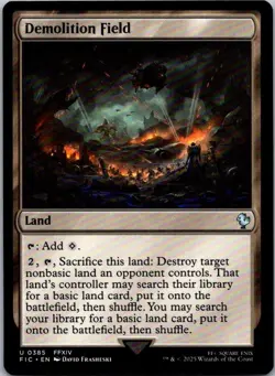 Demolition Field U Land Commander: FINAL FANTASY 385 Near Mint - Image 1