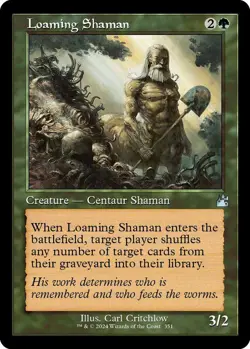 Loaming Shaman (Retro Frame) 0351 MTG RVR NM - Image 1