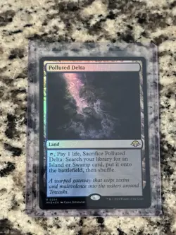 MTG Modern Horizons 3 *FOIL* R Polluted Delta #0224 - Image 1