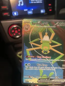 Spidops ex SIR 243/198 + Tarountula IR 199/198 Pokemon TCG Scarlet & Violet - Image 3