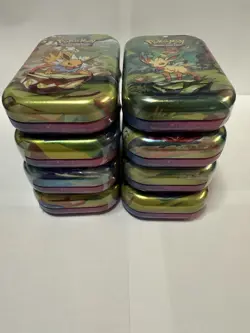 Prismatic Evolutions Pokemon TCG Tin (Random) - Factory Sealed - 2 Booster Packs - Image 5