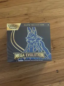Pokemon Mega Evolution Pokemon Elite Trainer Box Mega Lucario ETB Trading Cards - Image 1
