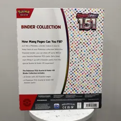 151 Binder Collection 4 Packs/Binder Scarlet & Violet Pokemon TCG *SEALED/NEW* - Image 2