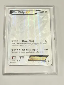 PSA 1 Pokemon Silver Dialga EX 122/119 Phantom Forces Secret Rare Holo - Image 1