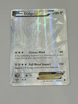 PSA 1 Pokemon Silver Dialga EX 122/119 Phantom Forces Secret Rare Holo - Image 2