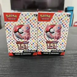(2) Pokemon 151 Booster Bundles (12) Packs Total Factory Sealed - Image 1