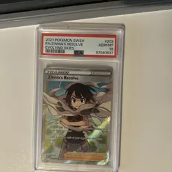 PSA 10 Zinnias Resolve 203/203 Full Art 2021 Pokemon SWSH Evolving Skies #203 - Image 2