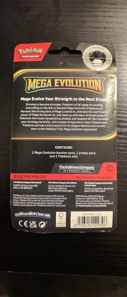Pokemon TCG Mega Evolution Single Pack Booster Blister Set - Drifblim - Image 2