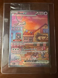 Mew ex SVP 053 Pokemon TCG Scarlet Violet 151 Black Star Promo Full Art SEALED - Image 1