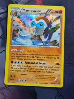 Mamoswine - 82/162 - Holo Rare Pokemon BREAKThrough - NM - Image 1