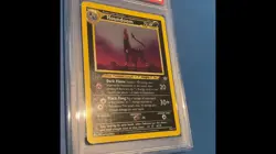 2001 Pokemon Neo Revelation 8/64 Houndoom-Holo, DOUBLE HOLO ERROR, PSA GRADE 8 - Image 2