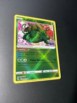Pokemon TCG Radiant Venusaur 004/078 Reverse Holo Pokemon Go - Image 3