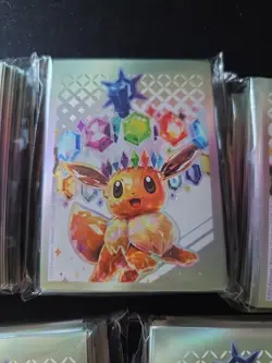 Pokemon Prismatic Evolutions ETB Sleeves 5 Packs 325 Sleeves Total Eevee - Image 2